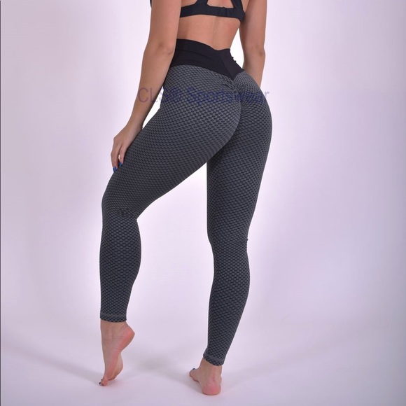 CLS scrunch butt Geo Textured leggings - Picture 3 of 11